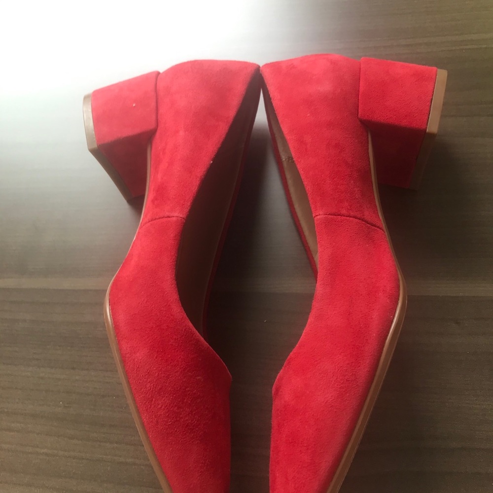Steve Madden Red Suede Shoes With Pointed Toes - image 7